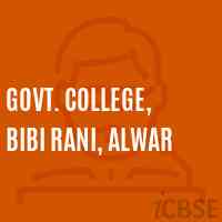 Govt. College, Bibi Rani, Alwar Logo