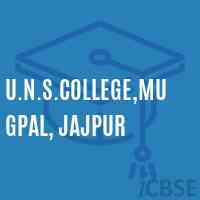 U.N.S.College,Mugpal, Jajpur Logo