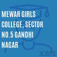 Mewar Girls College, Sector No.5 Gandhi Nagar Logo