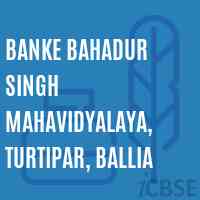 Banke Bahadur Singh Mahavidyalaya, Turtipar, Ballia College Logo