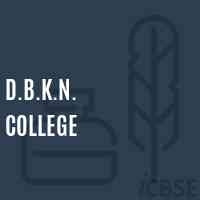 D.B.K.N. College Logo