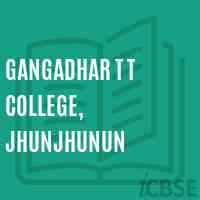 Gangadhar T T College, Jhunjhunun Logo