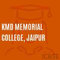 KMD Memorial College, Jaipur Logo