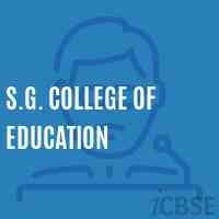 S.G. College of Education Logo