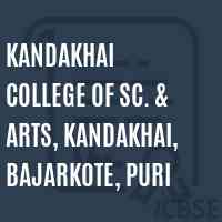 Kandakhai College of Sc. & Arts, Kandakhai, Bajarkote, Puri Logo