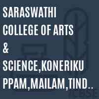 Saraswathi college of Arts & science,Konerikuppam,Mailam,Tindivanam-604 304 Logo
