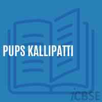Pups Kallipatti Primary School Logo
