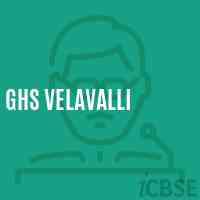 Ghs Velavalli Secondary School Logo