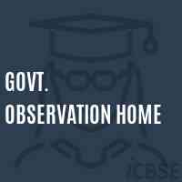 Govt. Observation Home Middle School Logo