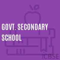 Govt. Secondary School Logo