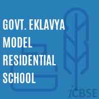 Govt. Eklavya Model Residential School Logo