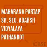 Maharana Partap Sr. Sec. Adarsh Vidyalaya Pathankot School Logo