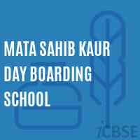 Mata Sahib Kaur Day Boarding School Logo