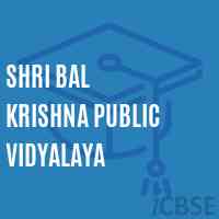 Shri Bal Krishna Public Vidyalaya School Logo