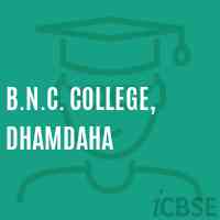 B.N.C. College, Dhamdaha Logo