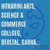Hitkarini Arts, science & Commerce Collgeg, Deoltal, Garha, Jabapur College Logo