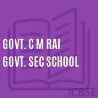 Govt. C M Rai Govt. Sec School Logo