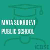Mata Sukhdevi Public school Logo