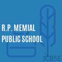 R.P. Memial Public School Logo
