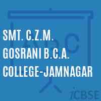 Smt. C.Z.M. Gosrani B.C.A. College-Jamnagar Logo