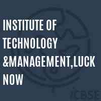 Institute of Technology &management,Lucknow Logo