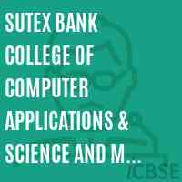 Sutex Bank College of Computer Applications & Science and M. G. Shah Institute of Graduation of Medical Technology College (B. Sc.(Medical Technology)) Logo