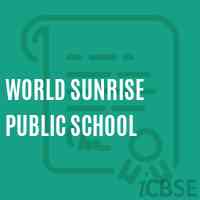 World Sunrise Public School Logo
