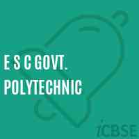 E S C Govt. Polytechnic College Logo