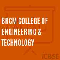 Brcm College of Engineering & Technology Logo