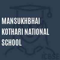 Mansukhbhai Kothari National School Logo