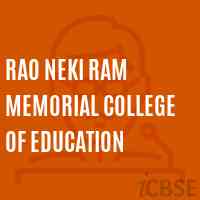 Rao Neki Ram Memorial College of Education Logo
