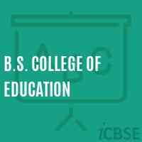 B.S. College of Education Logo