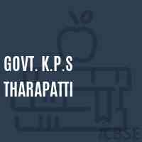 Govt. K.P.S Tharapatti Primary School Logo