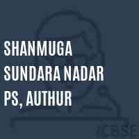 Shanmuga Sundara Nadar Ps, Authur Primary School Logo