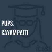 Pups. Kayampatti Primary School Logo