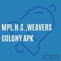 Mpl.H.S.,Weavers Colony Apk Secondary School Logo