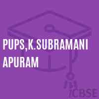 Pups,K.Subramaniapuram Primary School Logo
