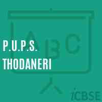P.U.P.S. Thodaneri Primary School Logo