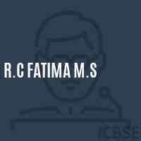 R.C Fatima M.S Middle School Logo