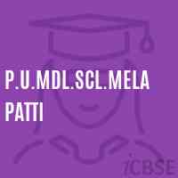 P.U.Mdl.Scl.Melapatti Middle School Logo