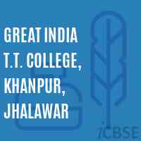 Great India T.T. College, Khanpur, Jhalawar Logo