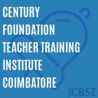 Century Foundation Teacher Training Institute Coimbatore Logo