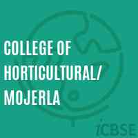 College of Horticultural/ Mojerla Logo