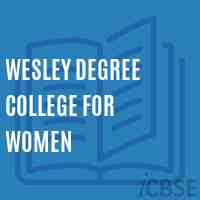 Wesley Degree College for Women Logo