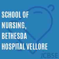 School of Nursing, Bethesda Hospital Vellore Logo