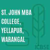 St. John MBA College, Yellapur, Warangal Logo