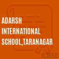 Adarsh International School,Taranagar Logo