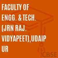 Faculty of Engg. & Tech. (JRN Raj. Vidyapeet),Udaipur College Logo