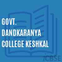 Govt. Dandkaranya College Keshkal Logo