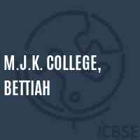 M.J.K. College, Bettiah Logo